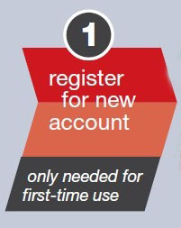 register for new account