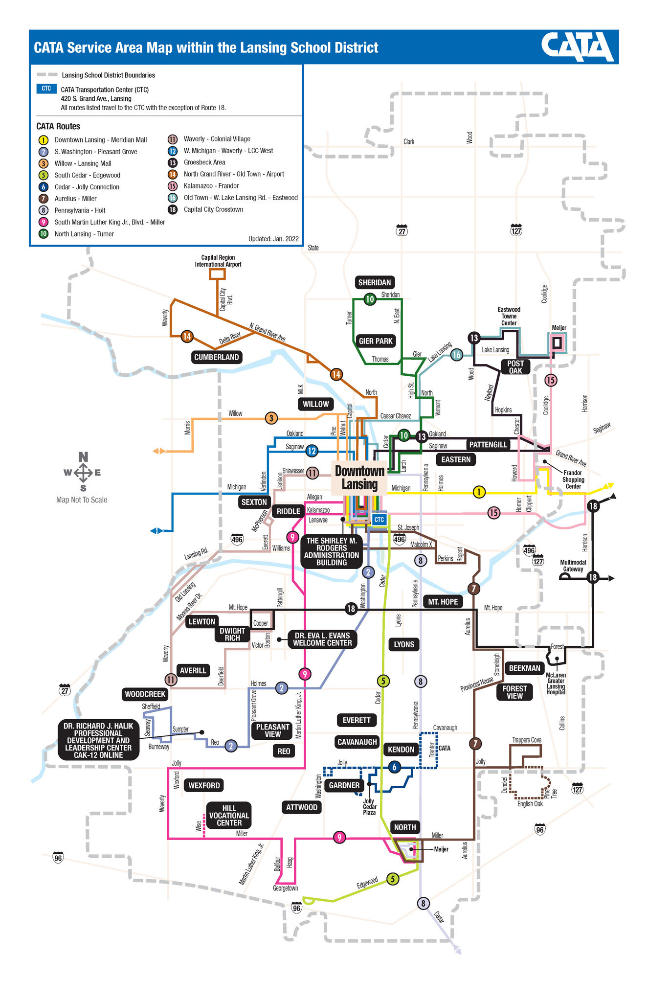 CATA Map