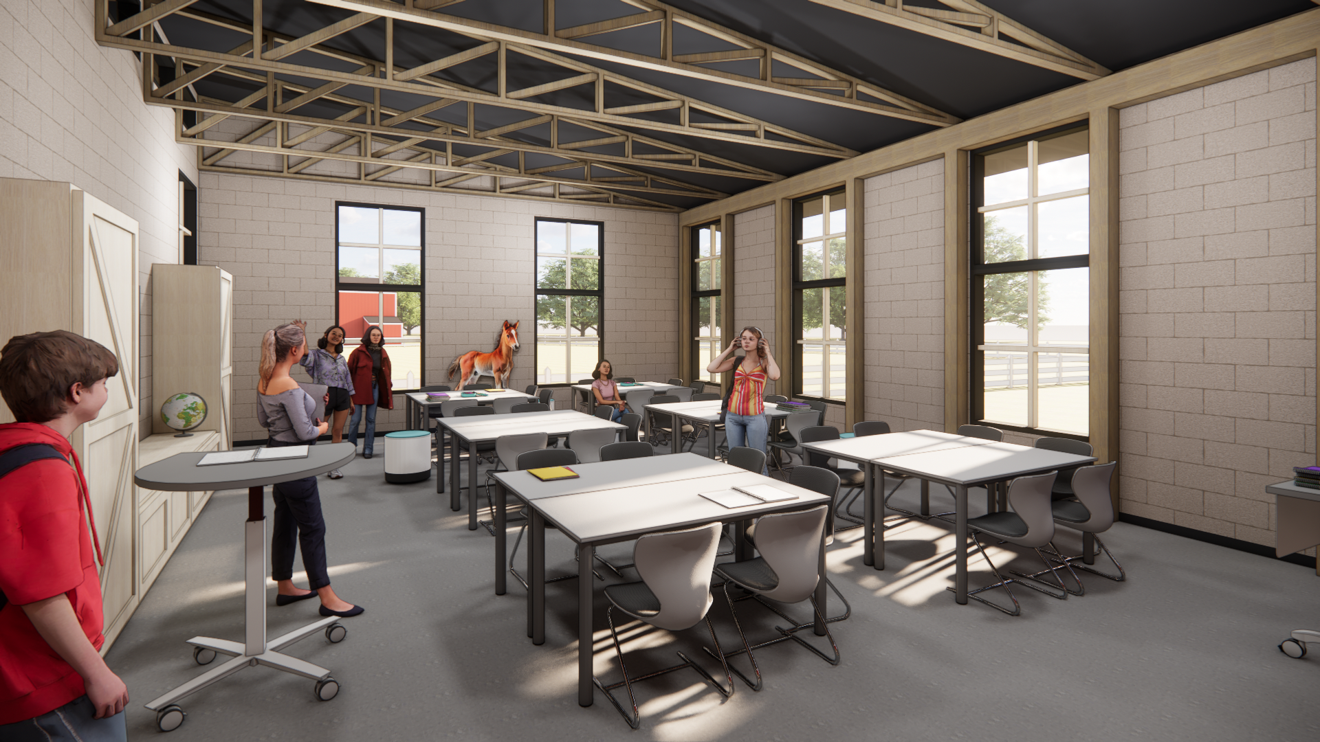 Classroom (Looking Northeast) 