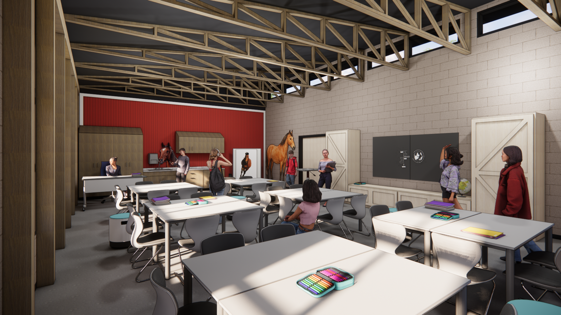 Classroom (Looking Southwest) 