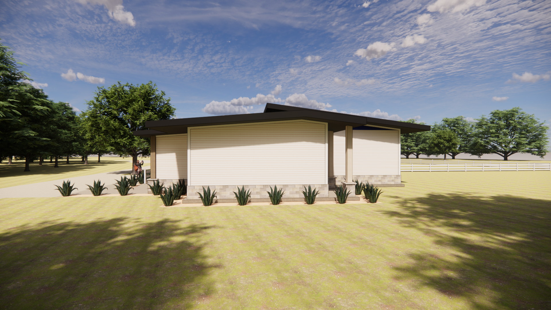 Right side of the Scholar's Stable (South Side)