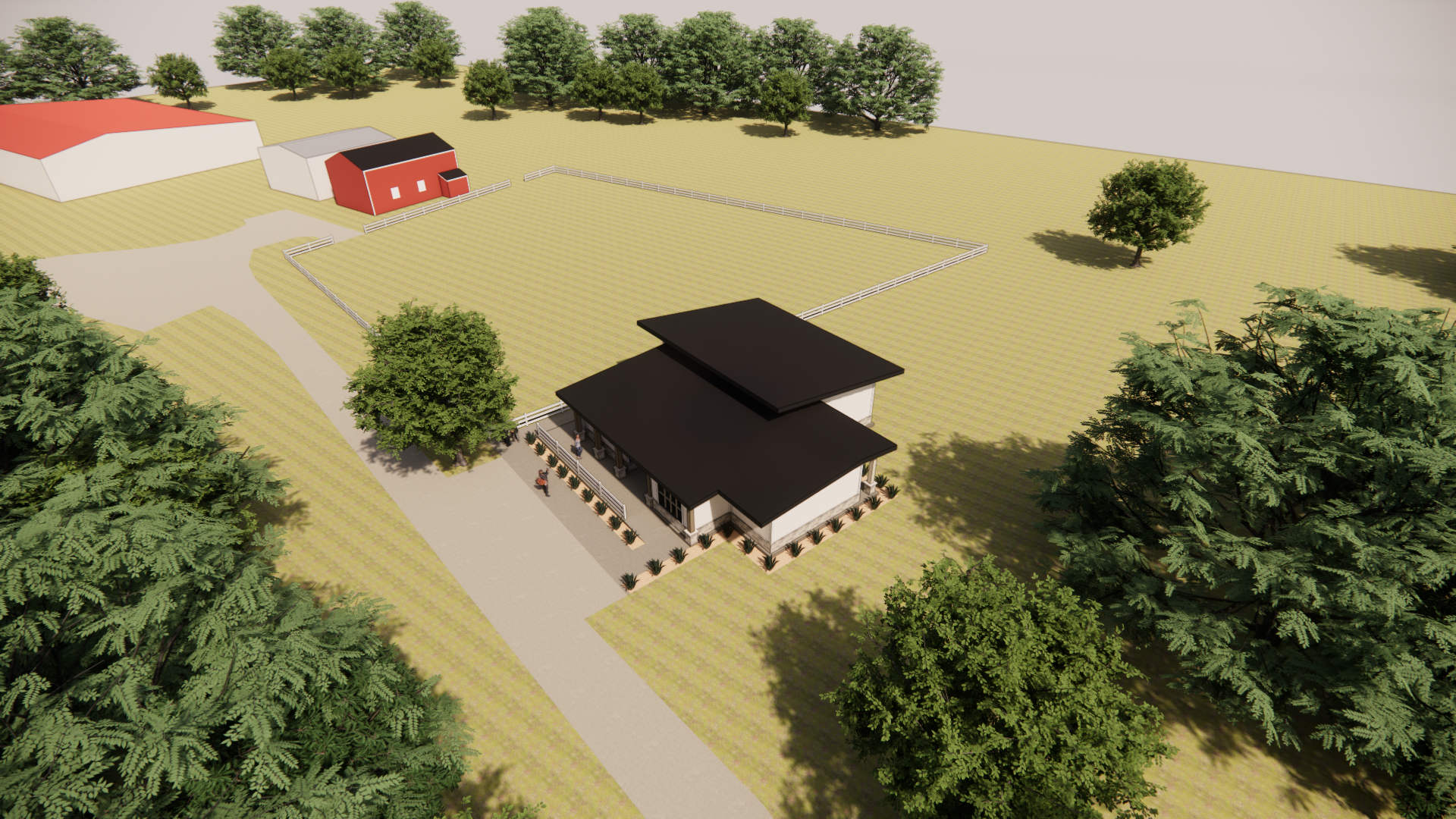 Scholar's Stable (Aerial View) 