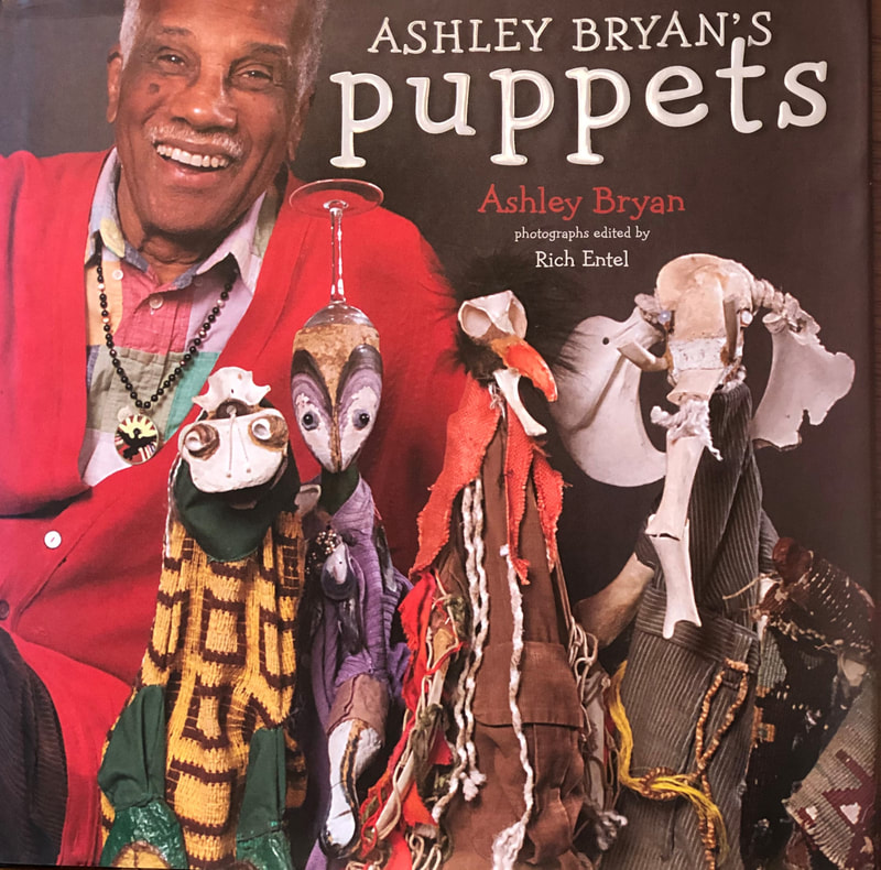 picture of book called Ashley Bryan's puppets